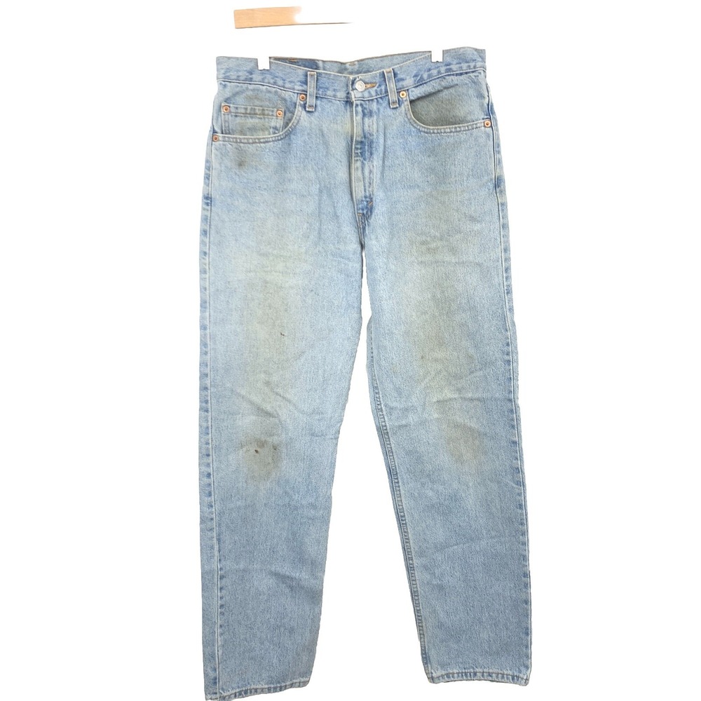 Levis Jeans Men Size 34 x 32 550 Relaxed Fit Vintage Y2K 2002 Cotton Pants Light